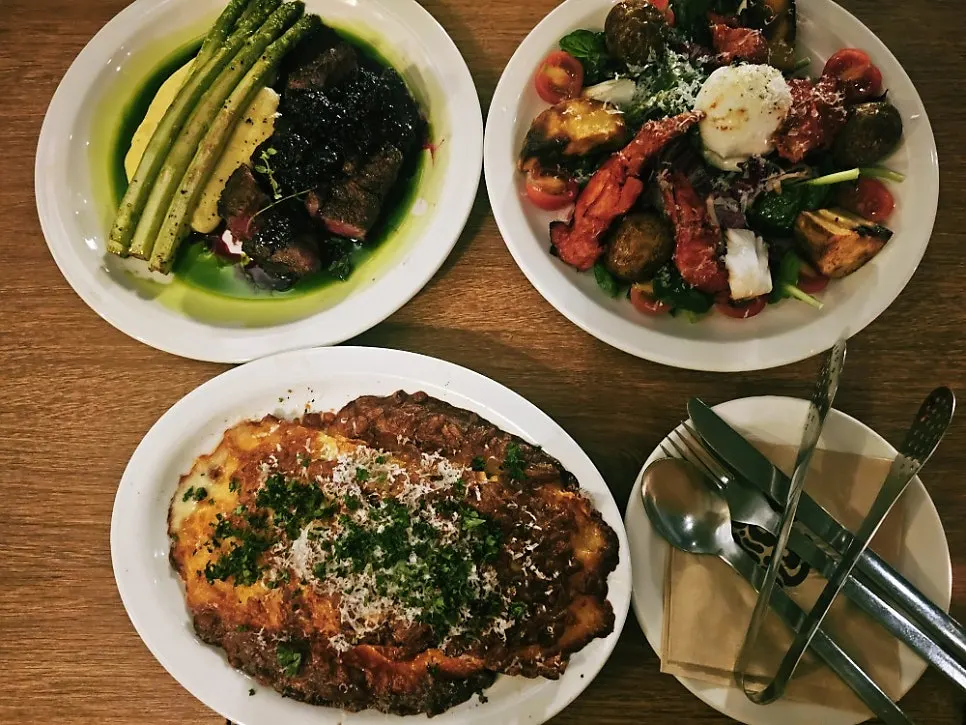 Ordered dishes at Mild High Club