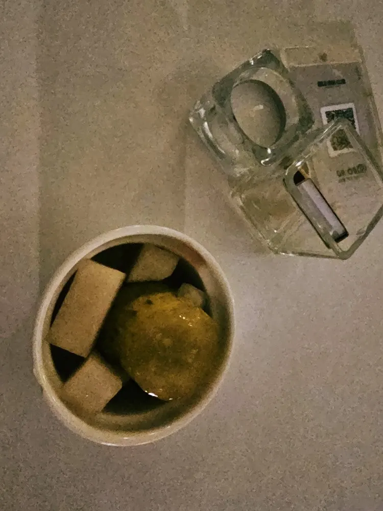 Complimentary pickles at Mild High Club