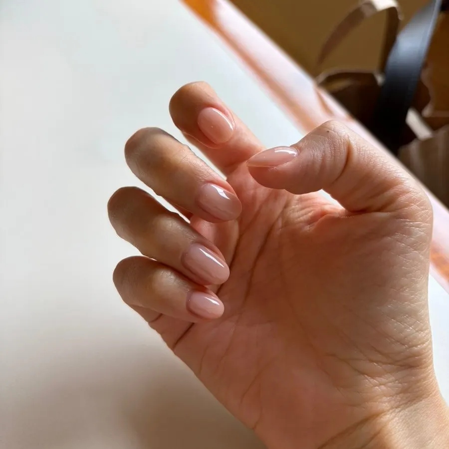 Nails photographed while heading out the next day