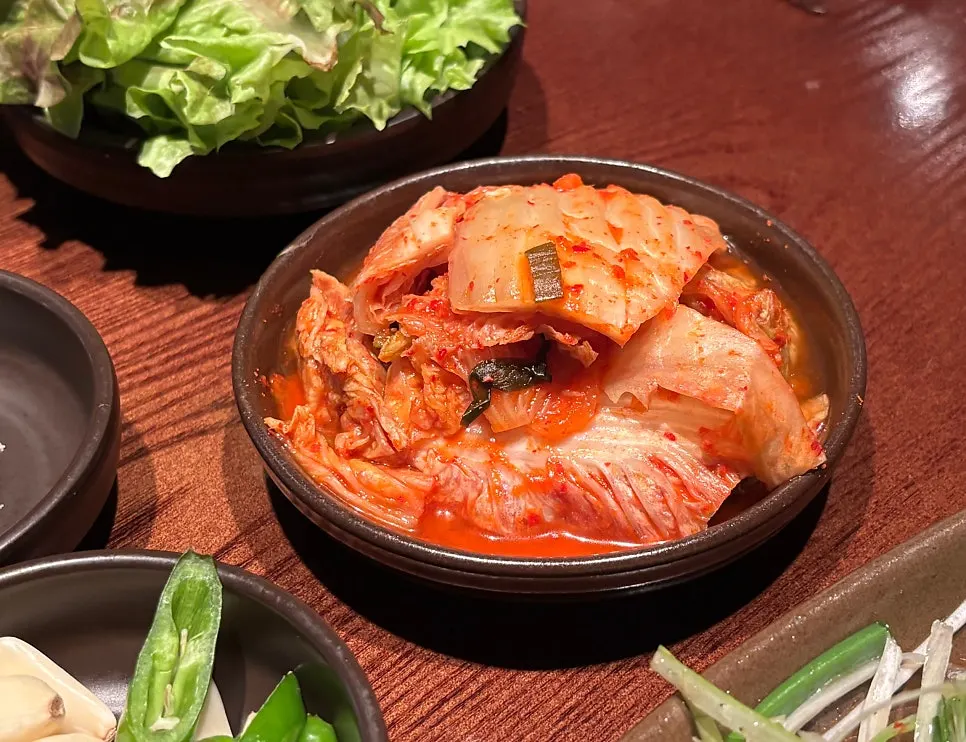 옹기집 기본 상차림 반찬