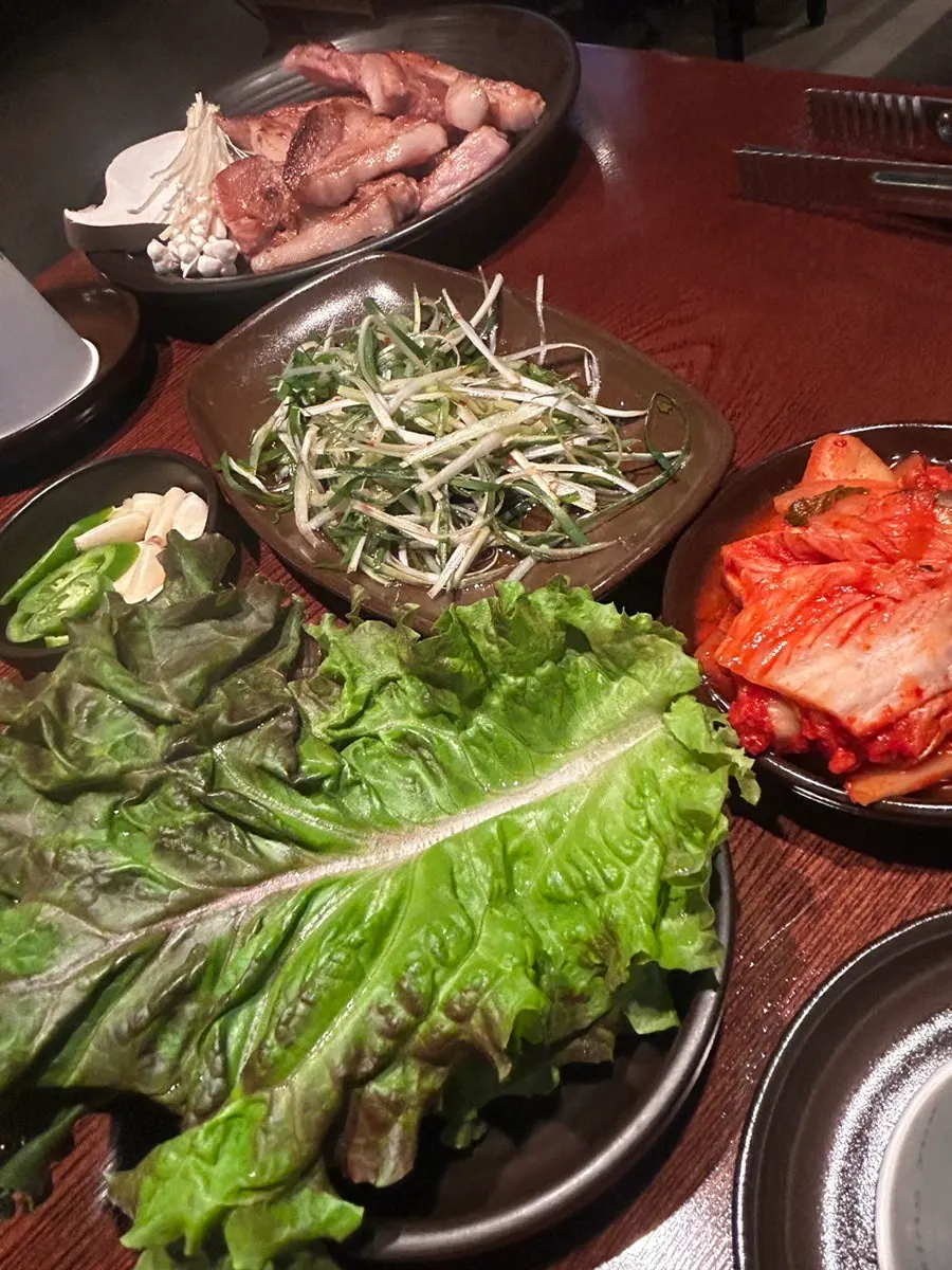 House-made kimchi side dish