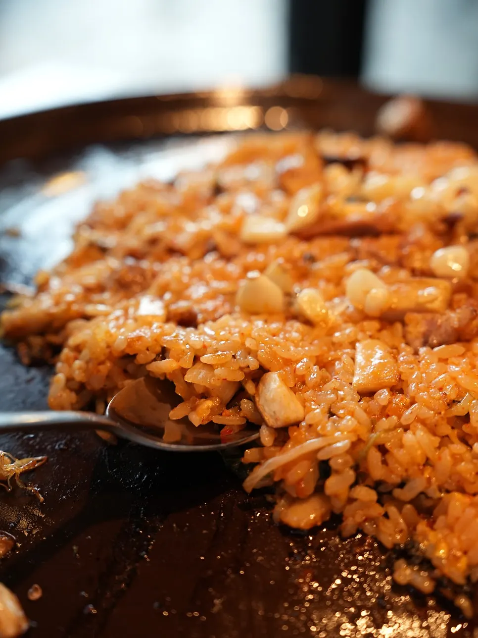 Doenjang-jjigae generously filled with ingredients