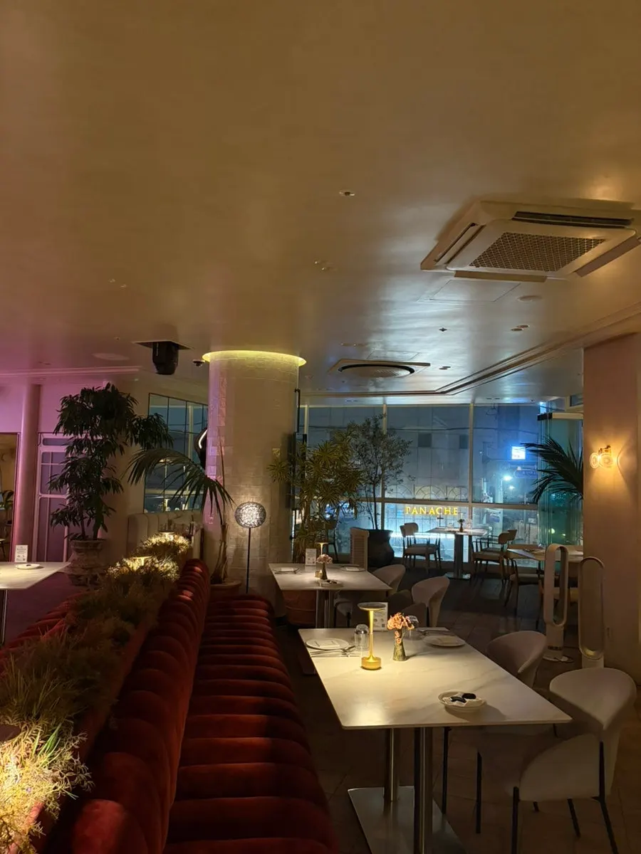 Elegant seating area inside the restaurant