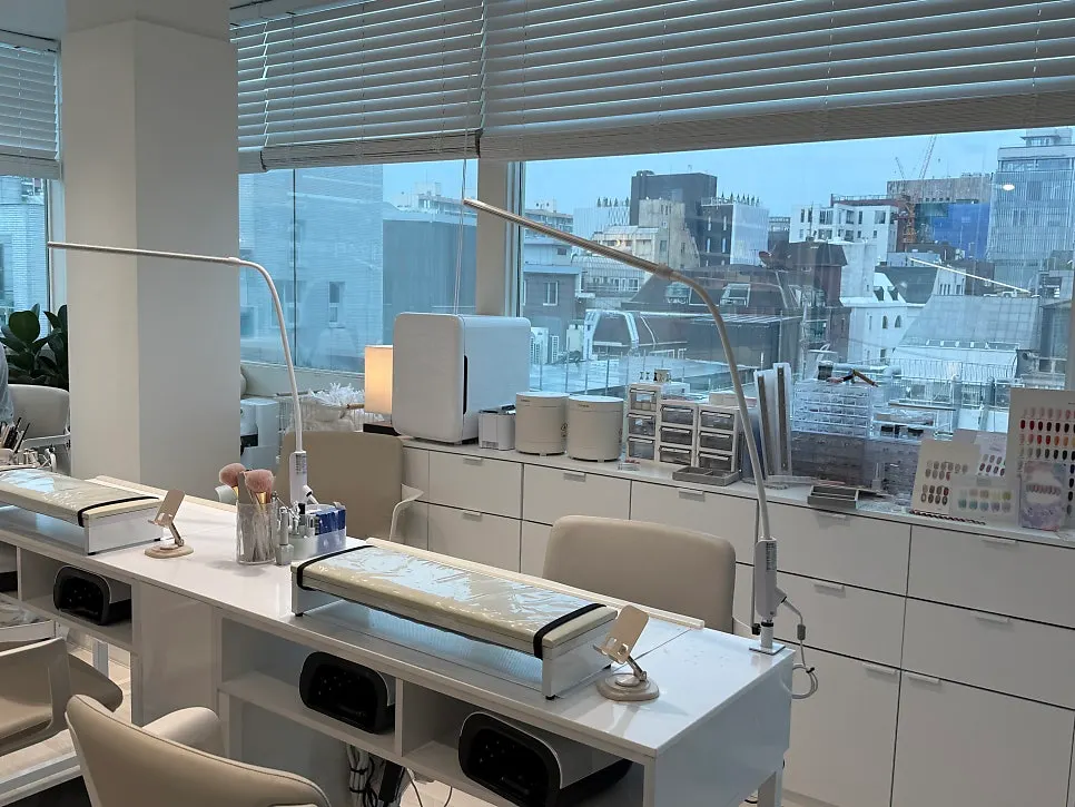 Service area with a cushy pedicure chair