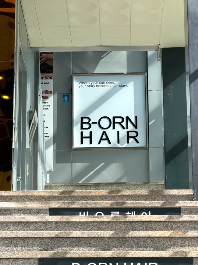Walk to Biorn Hair near Apgujeong Rodeo Station