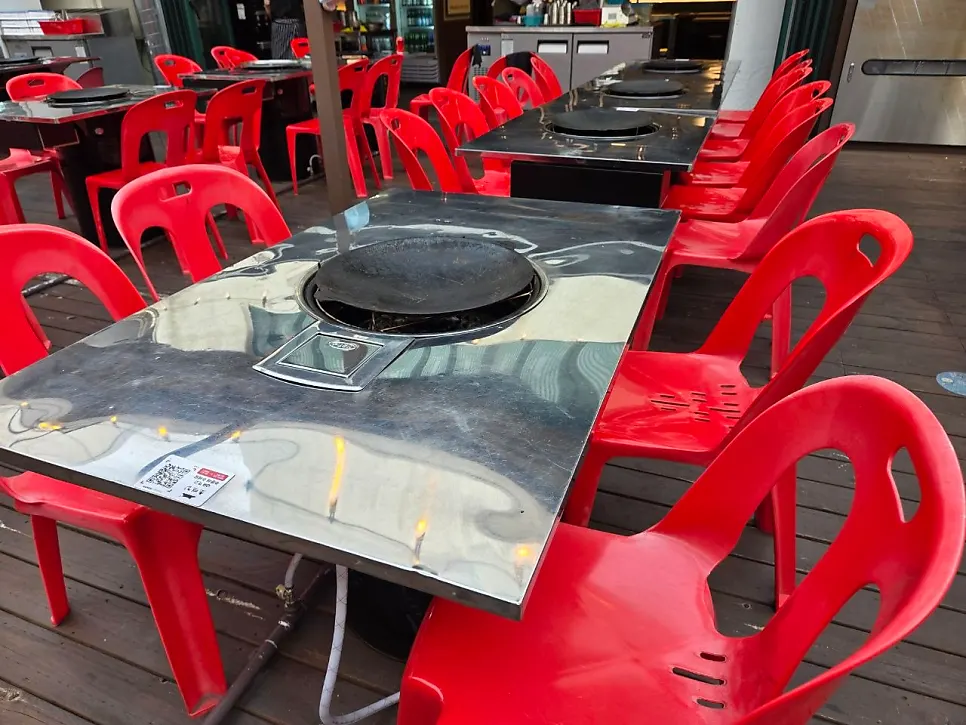 Table layout inside Chobeoljip