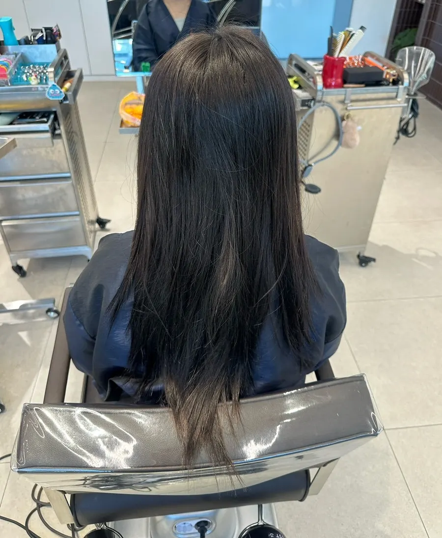 Hair condition before visiting Biorn Hair Apgujeong Rodeo
