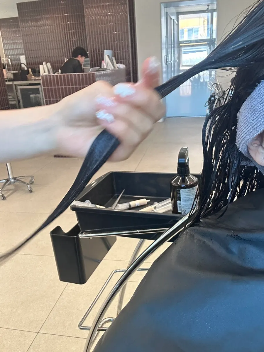 Cuticle smoothing and surface coating step