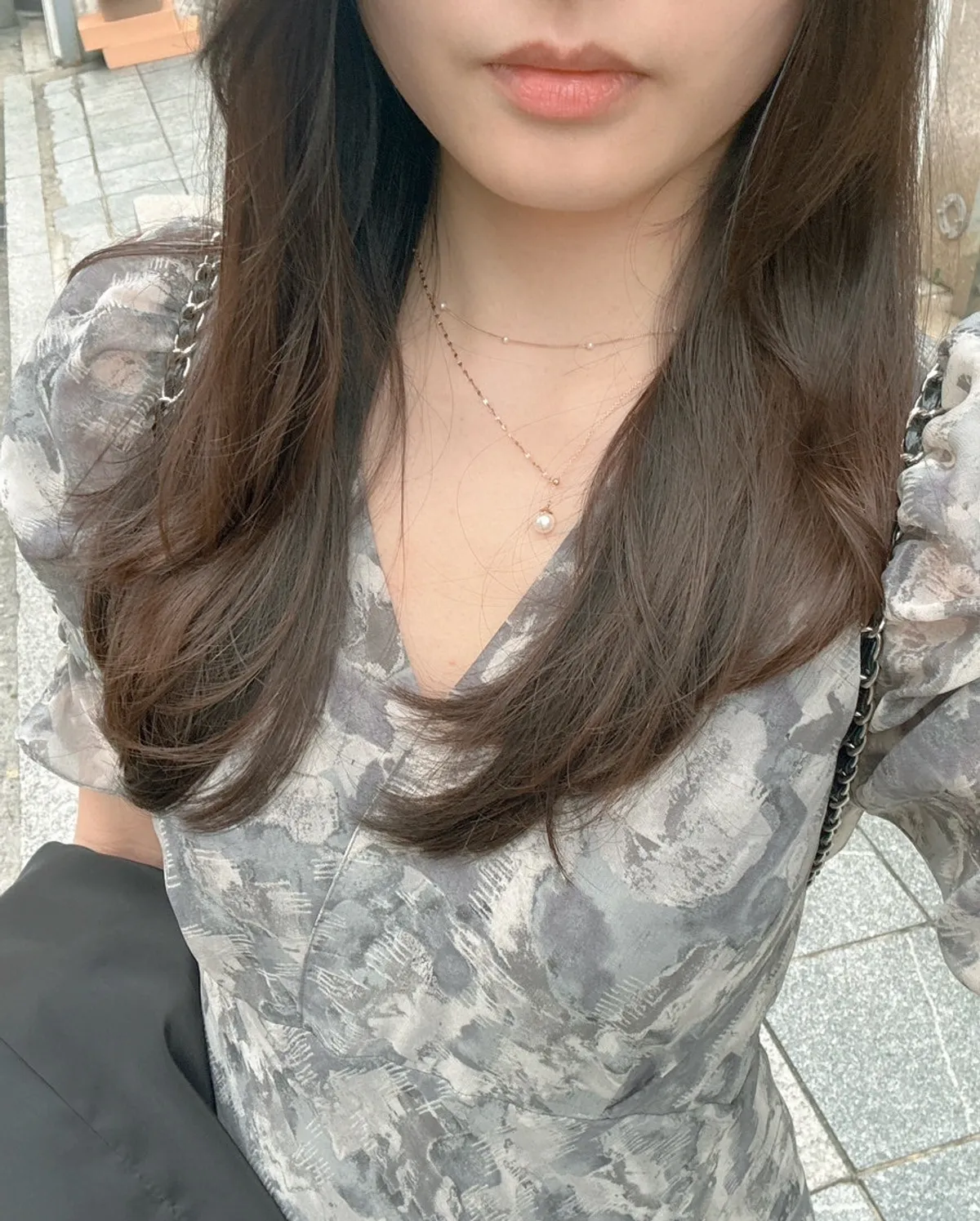 Calm hair after only blow-drying post-clinic
