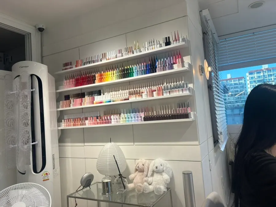 A nail table set up and ready for treatment