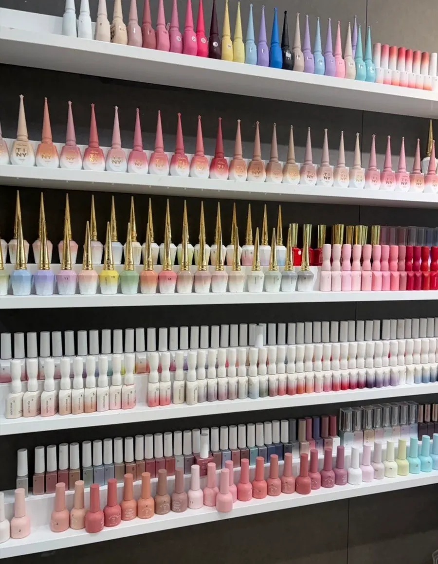 Display stand of various daily-color nail tips