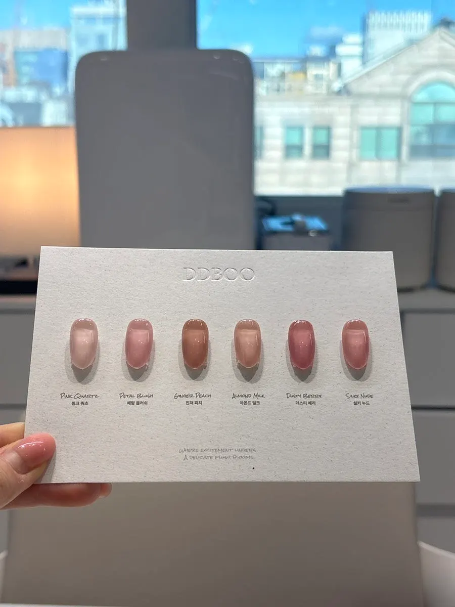 Pink-toned custom color samples