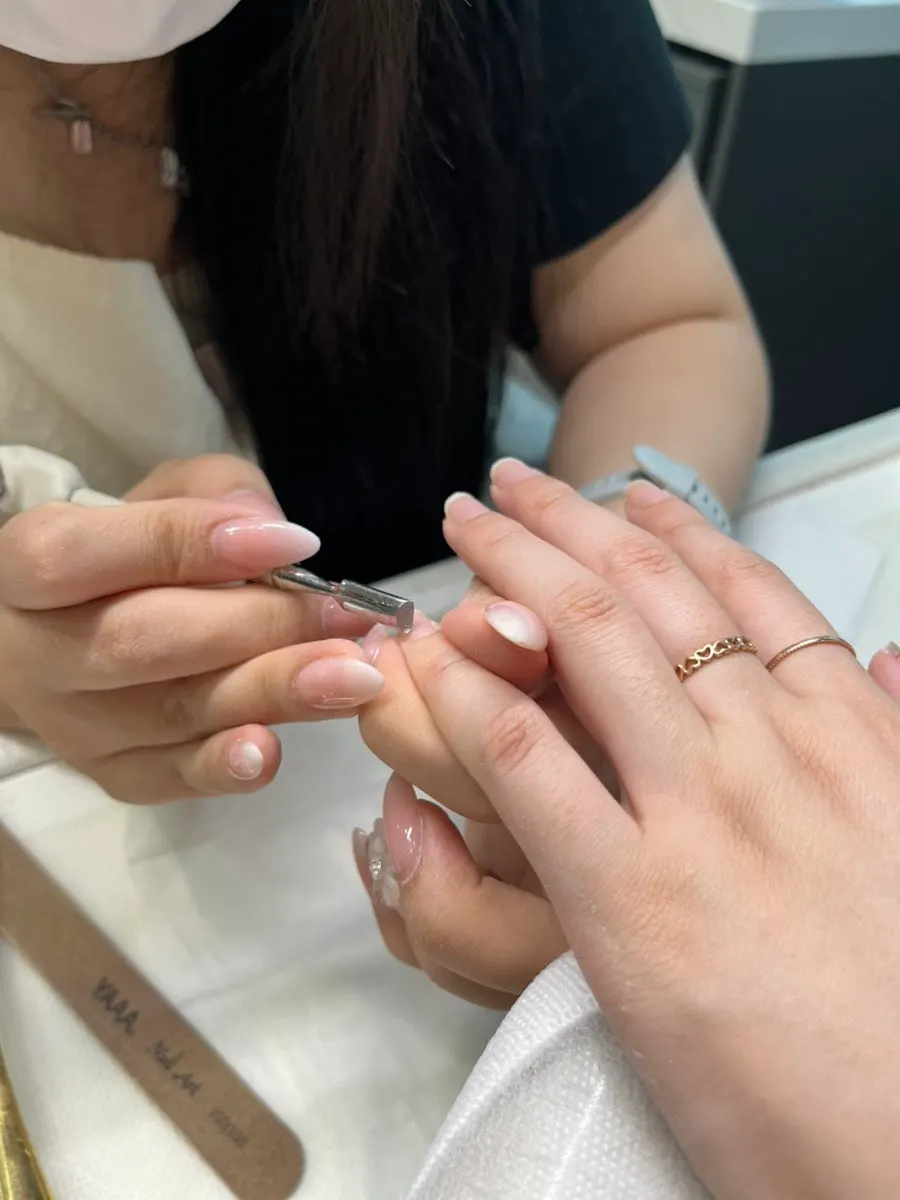 Nail during cuticle care