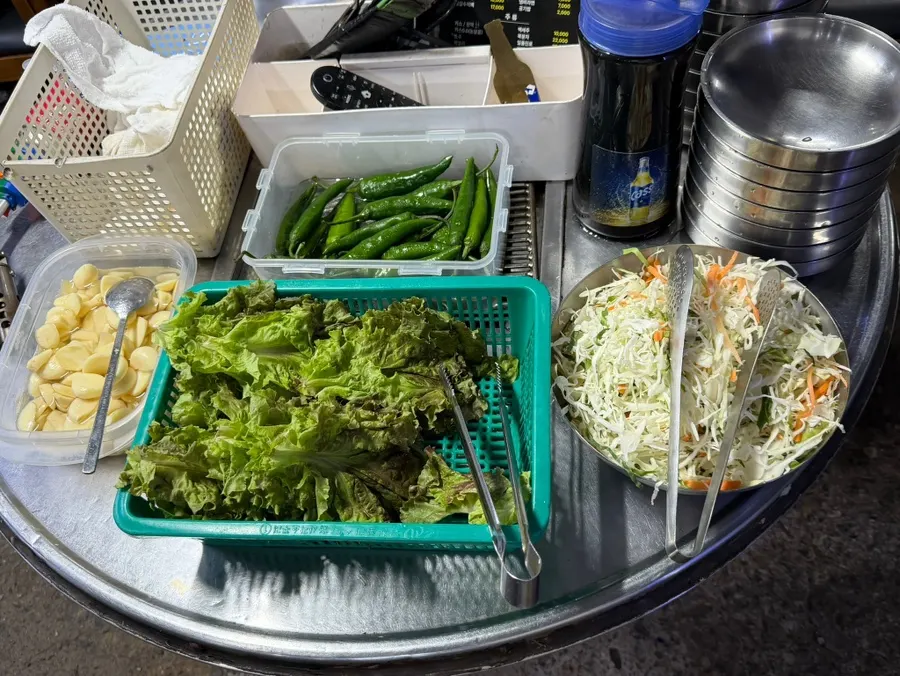 Janchi guksu with rich broth and plenty of vegetables