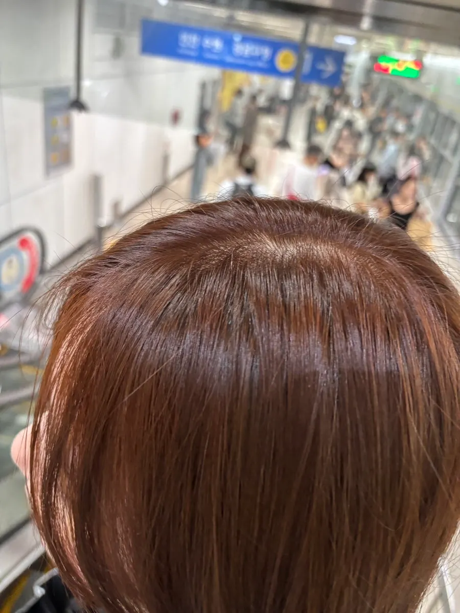 The root touch-up process underway