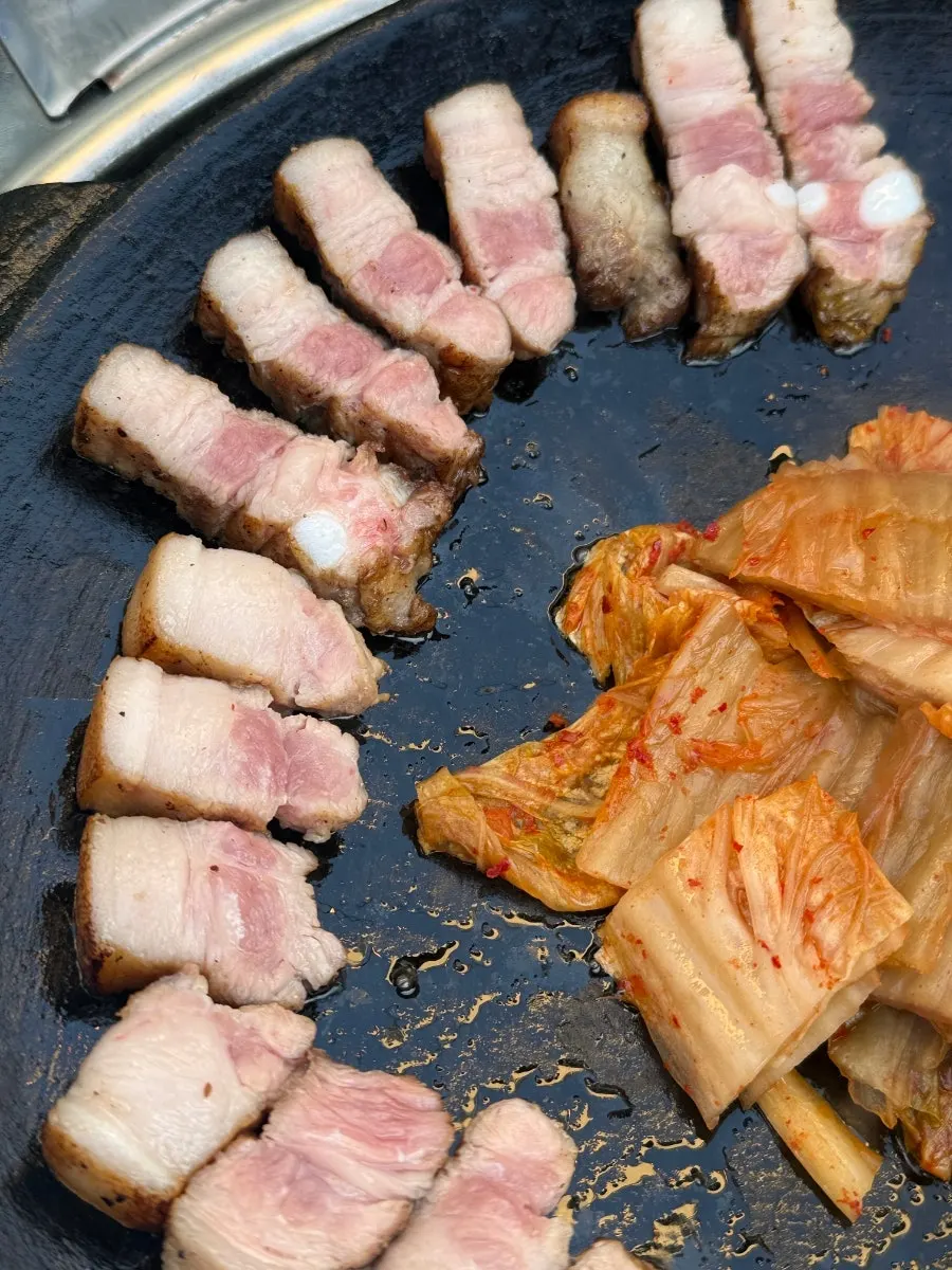 사장님이 구워주는 초벌 삼겹살