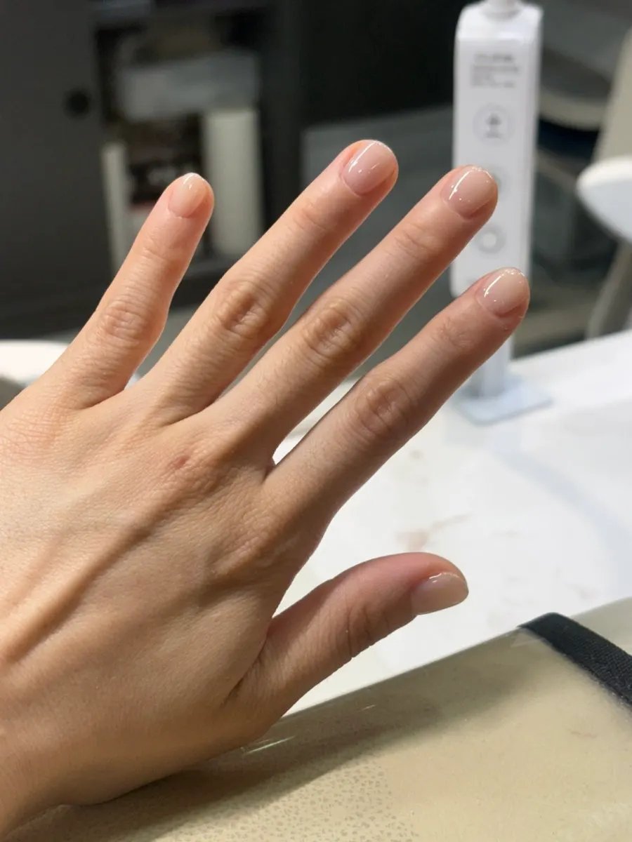 Powder nail application process