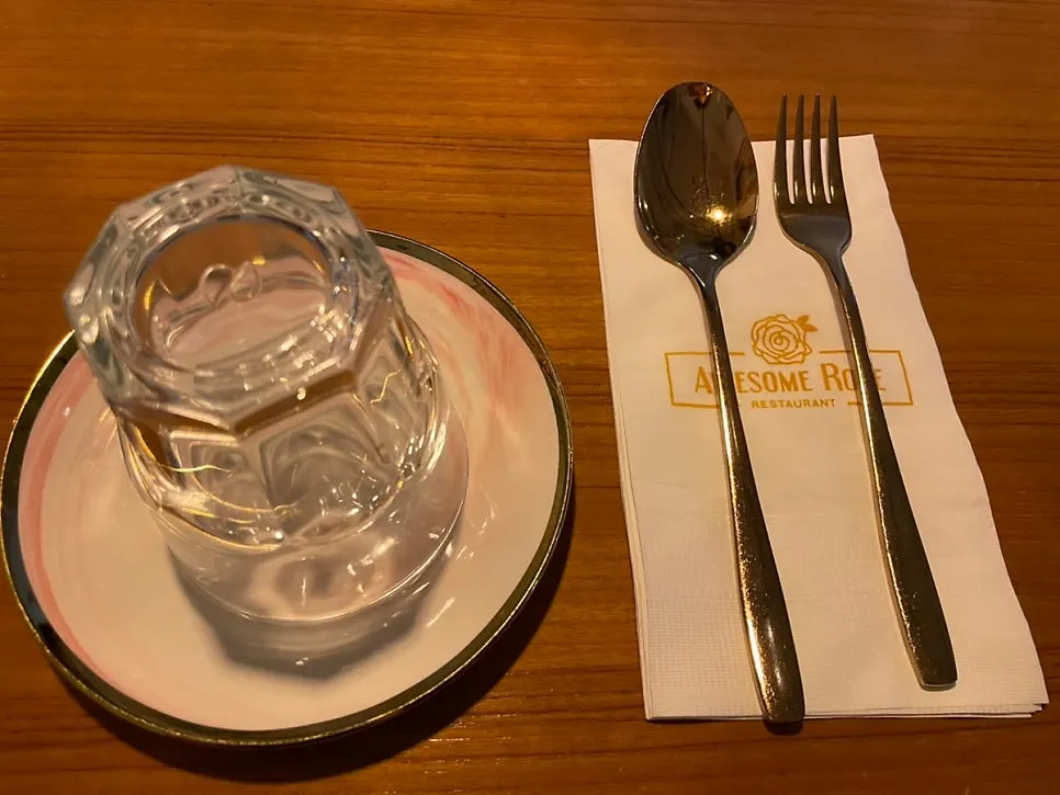 Restaurant interior with soft lighting