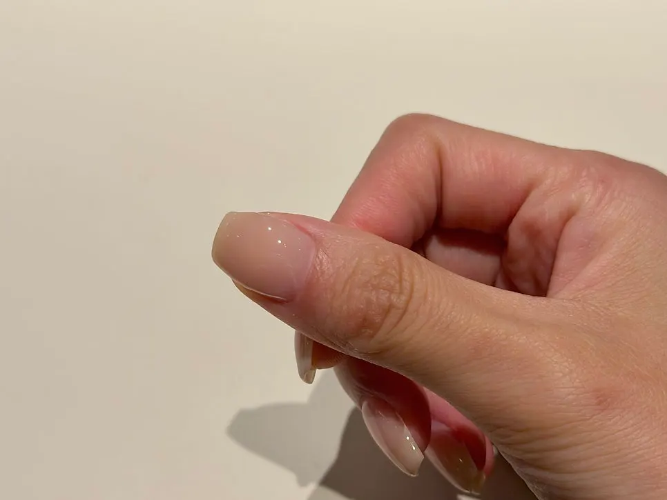 Finished syrup gel long nails