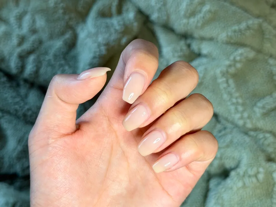 Tip extensions after 2 weeks