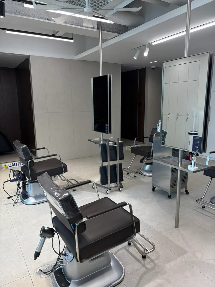 Cleanly maintained treatment space