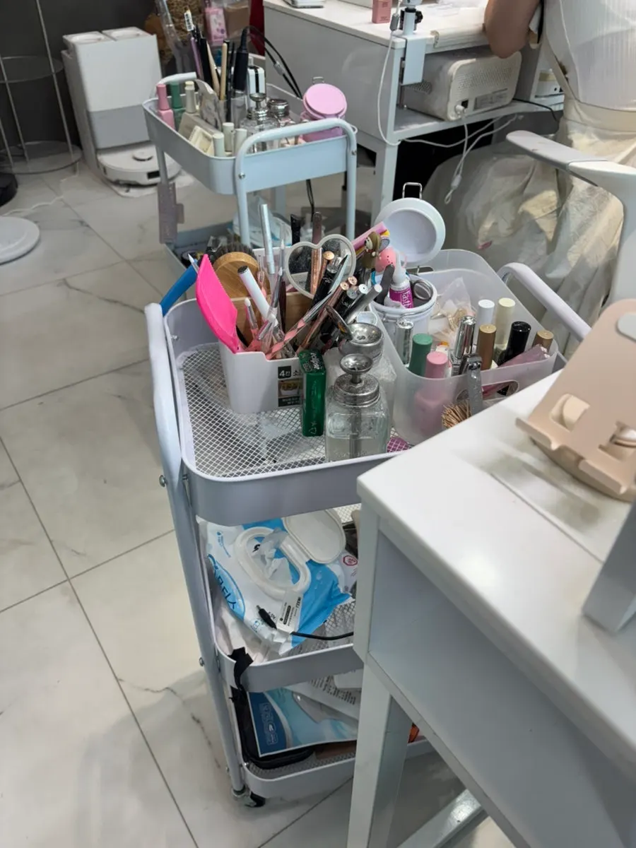 네일 컬러 팁 샘플