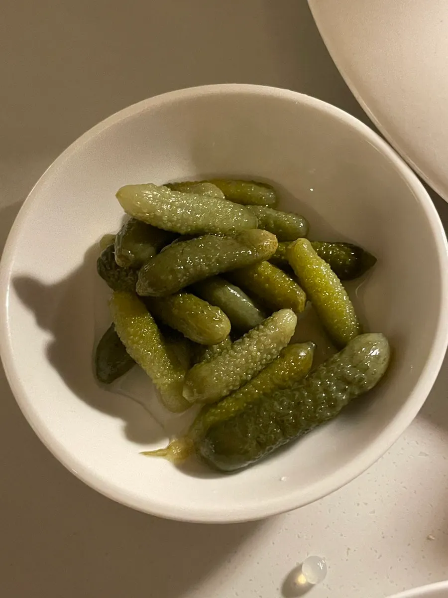 선드라이 토마토 파스타와 피클