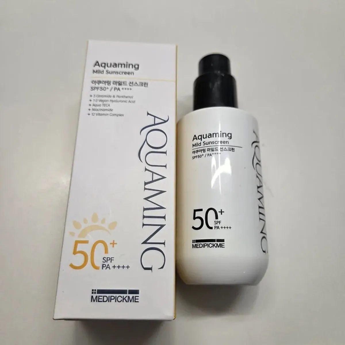 Sunscreen being spread on and absorbing moist
