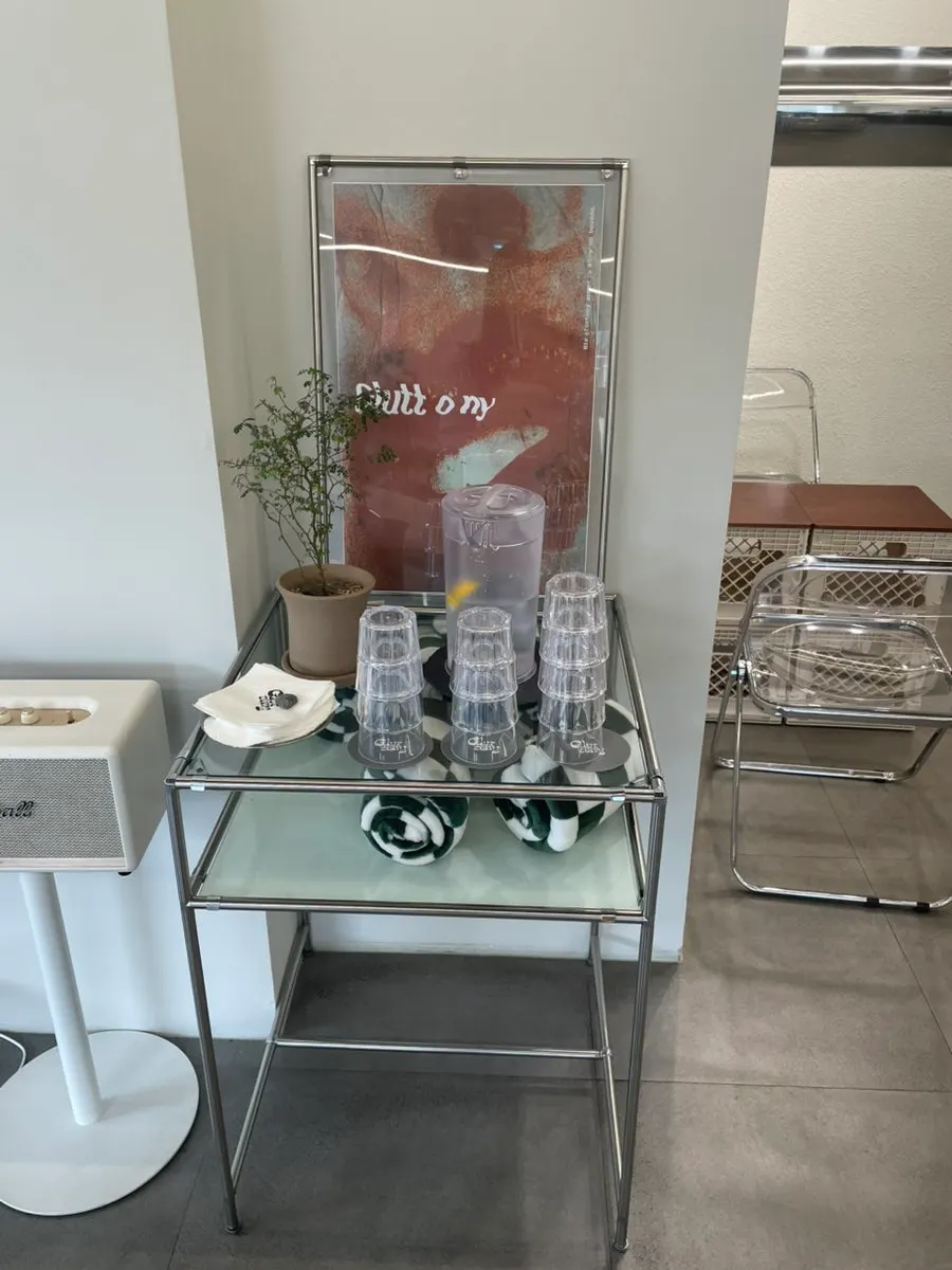 오레오케이크 주문 전 디저트 공간