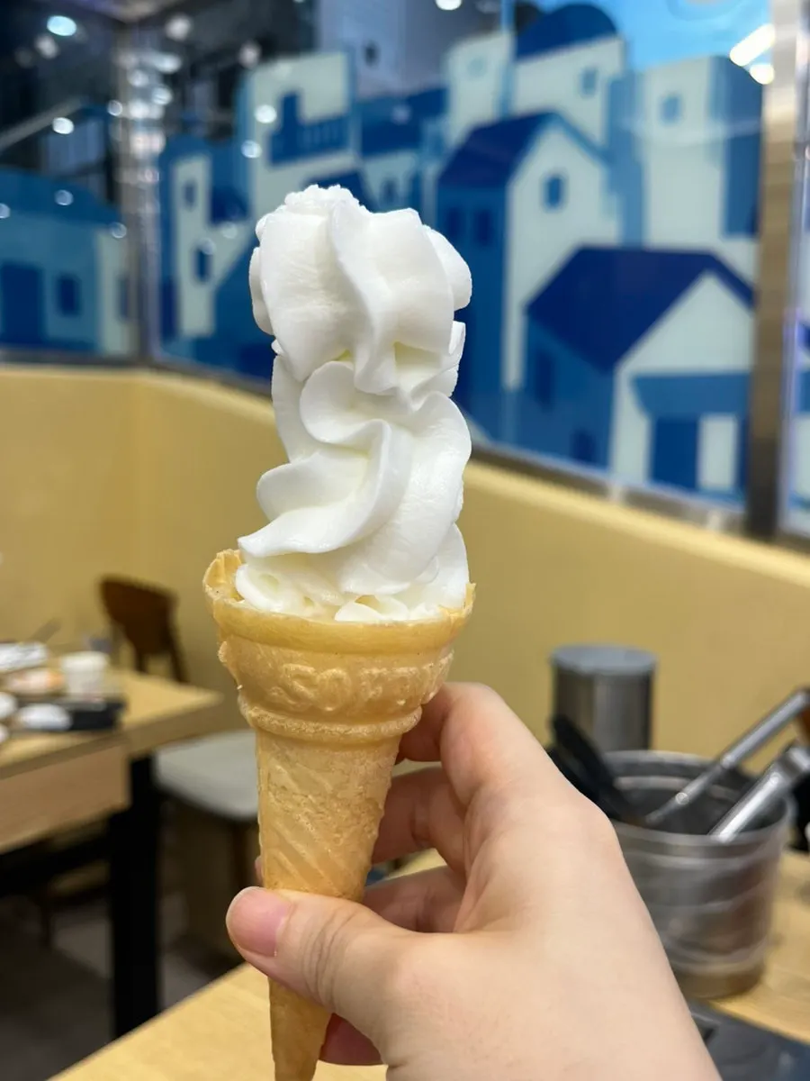 아이스크림으로 마무리한 식사