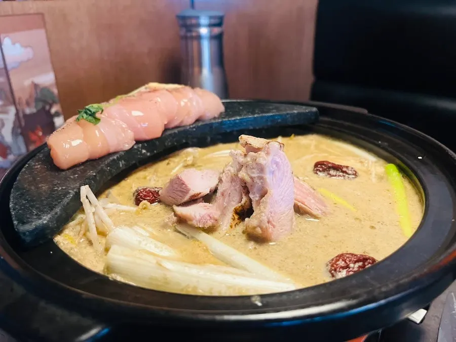 Extra chicken served on the side