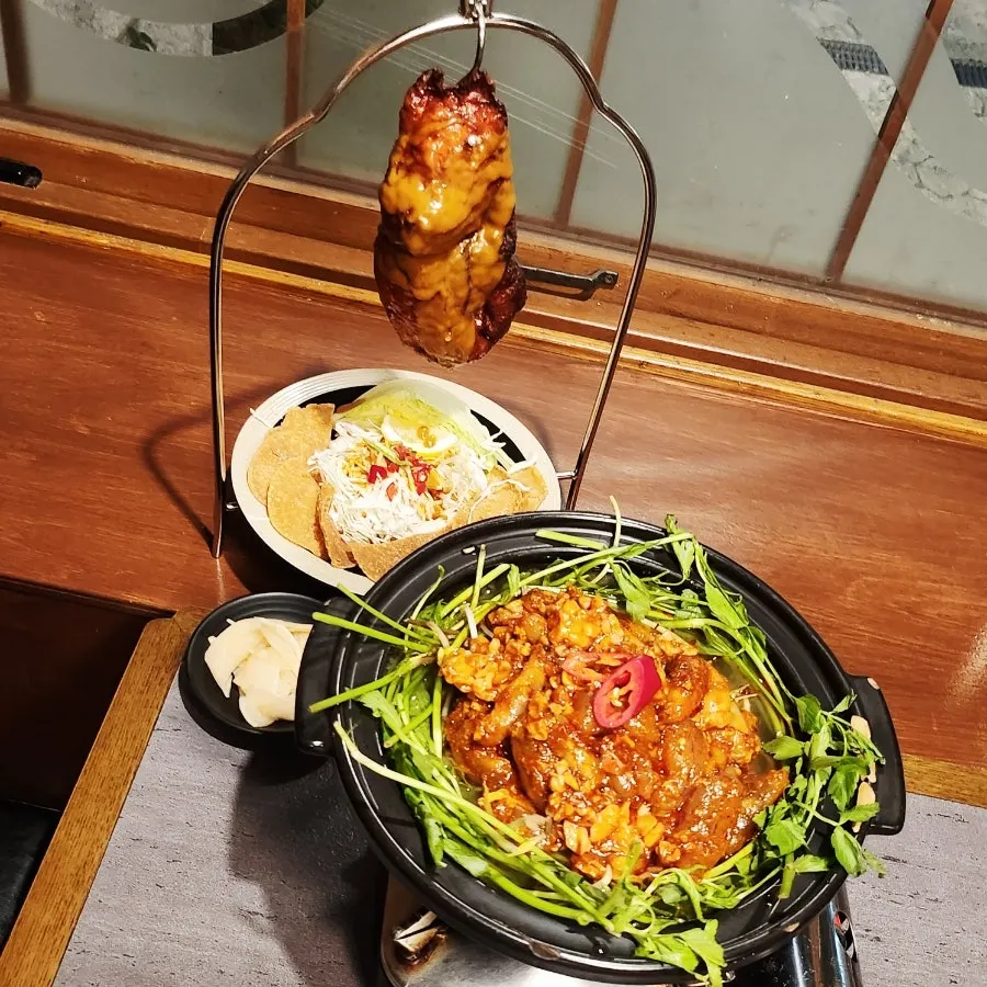 아리계곡 강남역점 안주 상차림