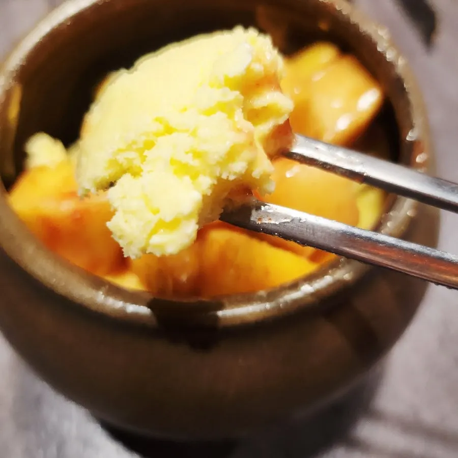 깍두기빙수 샤베트와 망고