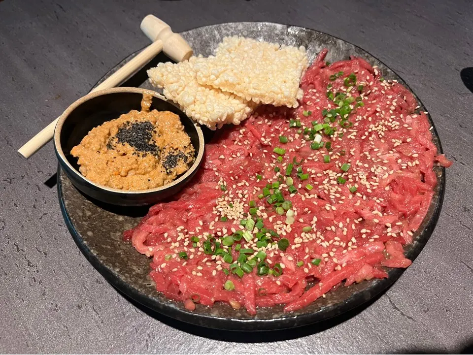 Wongi set table spread at Arigyegok, a Korean bar near Gangnam Station