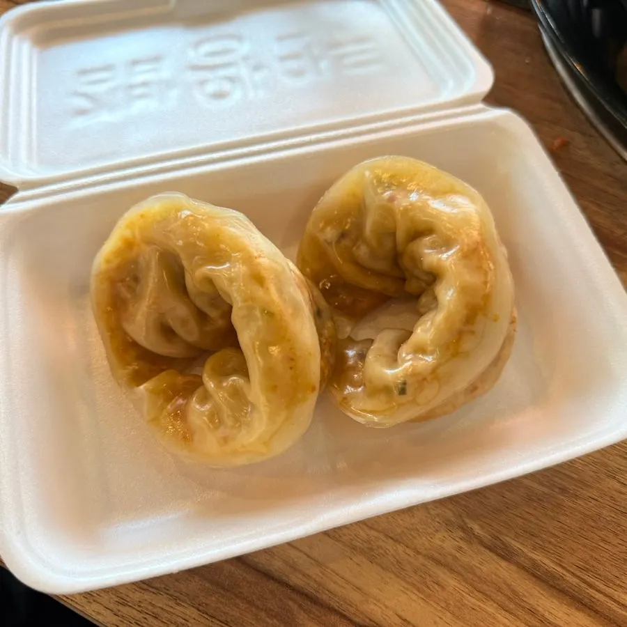 Mandu al vapor incluidos en el set
