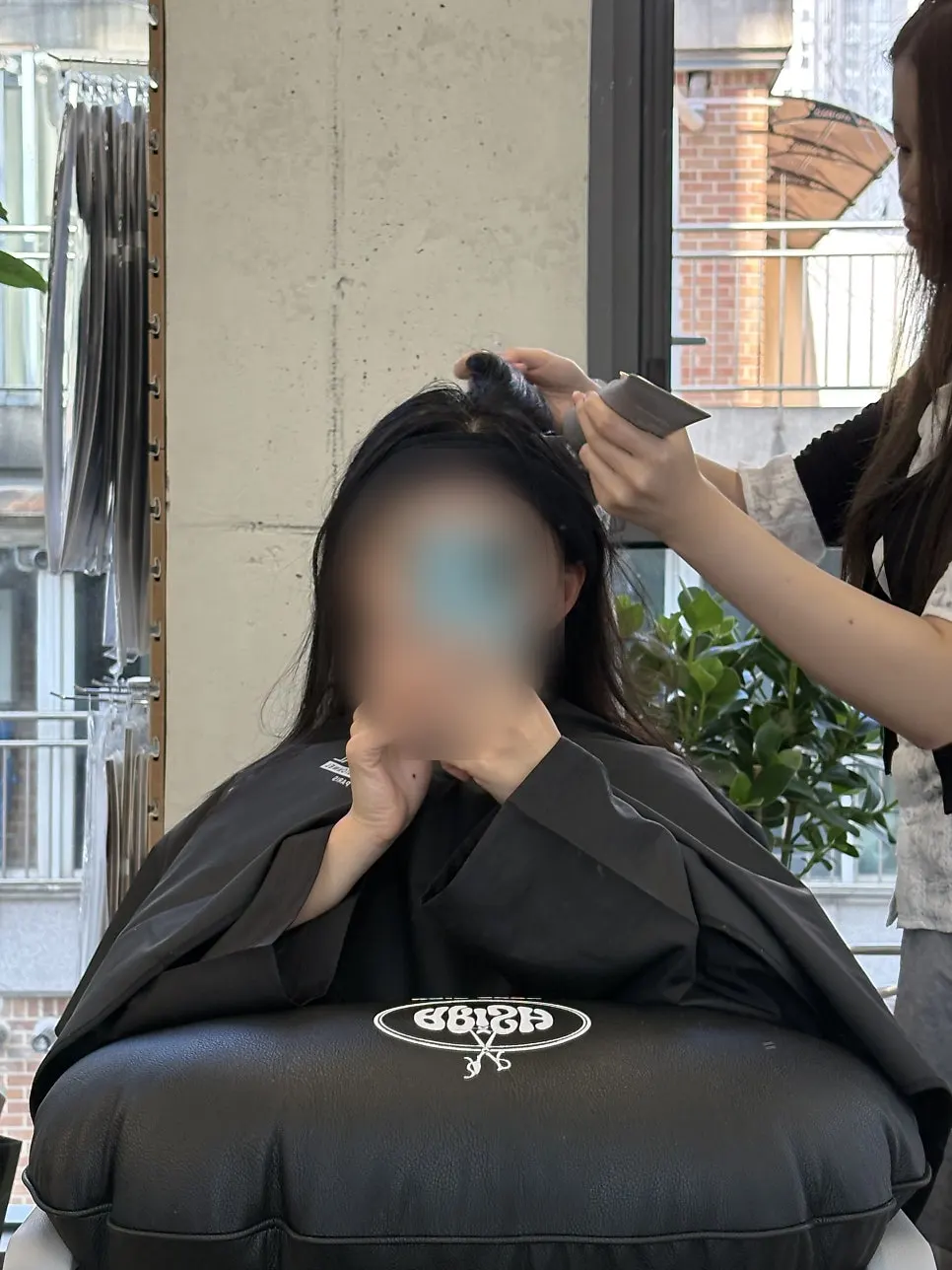 Applying scalp scaling and moisture care products