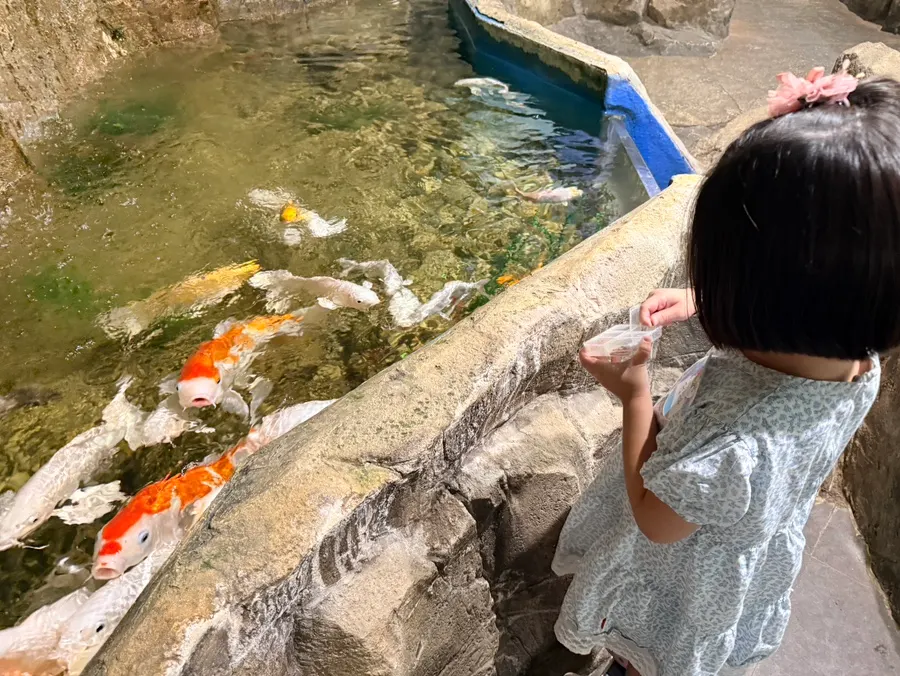Child doing an activity with staff guidance