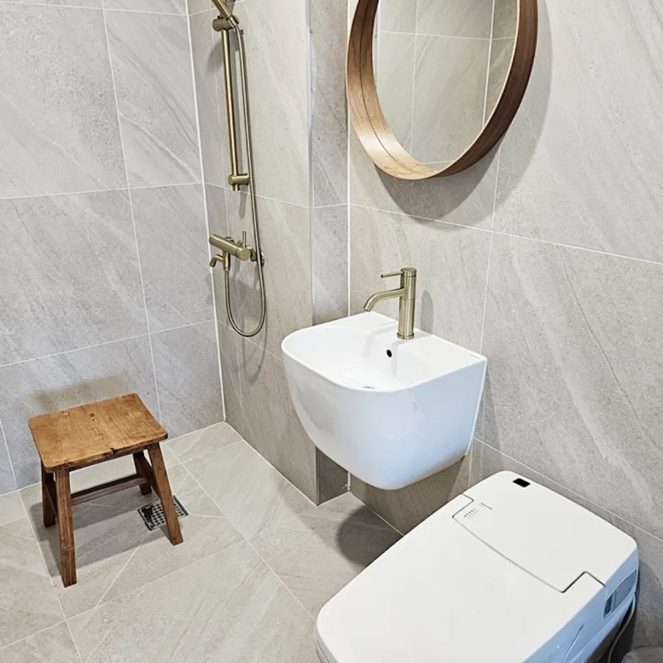 Interior details of the standalone villa unit