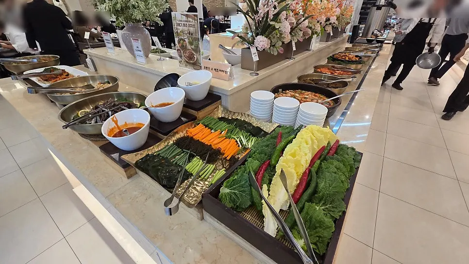 아르베 뷔페 찬음식 코너