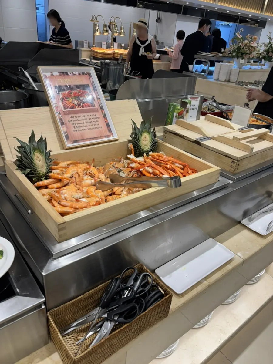 A plate of food served from the wedding buffet