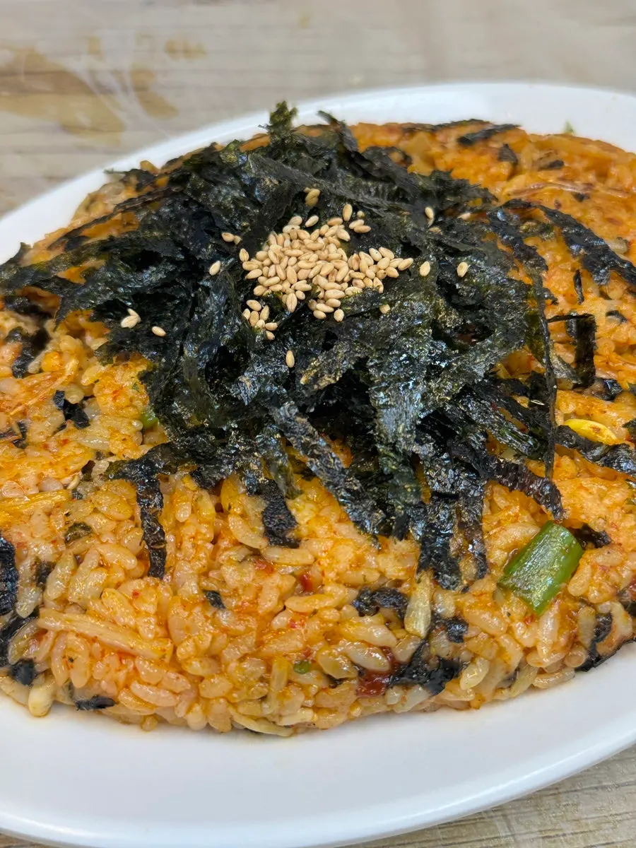 아구찜에 들어 있는 치즈떡과 고구마떡