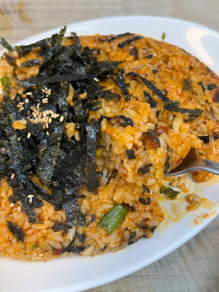 아구찜 양념으로 볶은 볶음밥