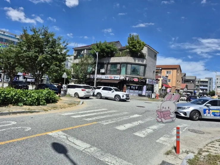 Free public parking lot across from Ilpum Chamsut Galbi