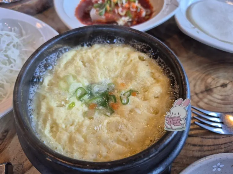 Basic side dish spread at Ilpum Chamsut Galbi