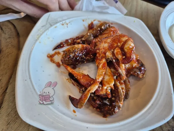 Variety of side dishes at Ilpum Chamsut Galbi