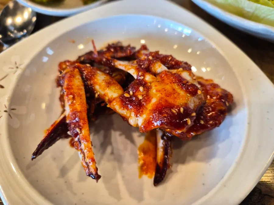 Braised fish side dish with thick flesh