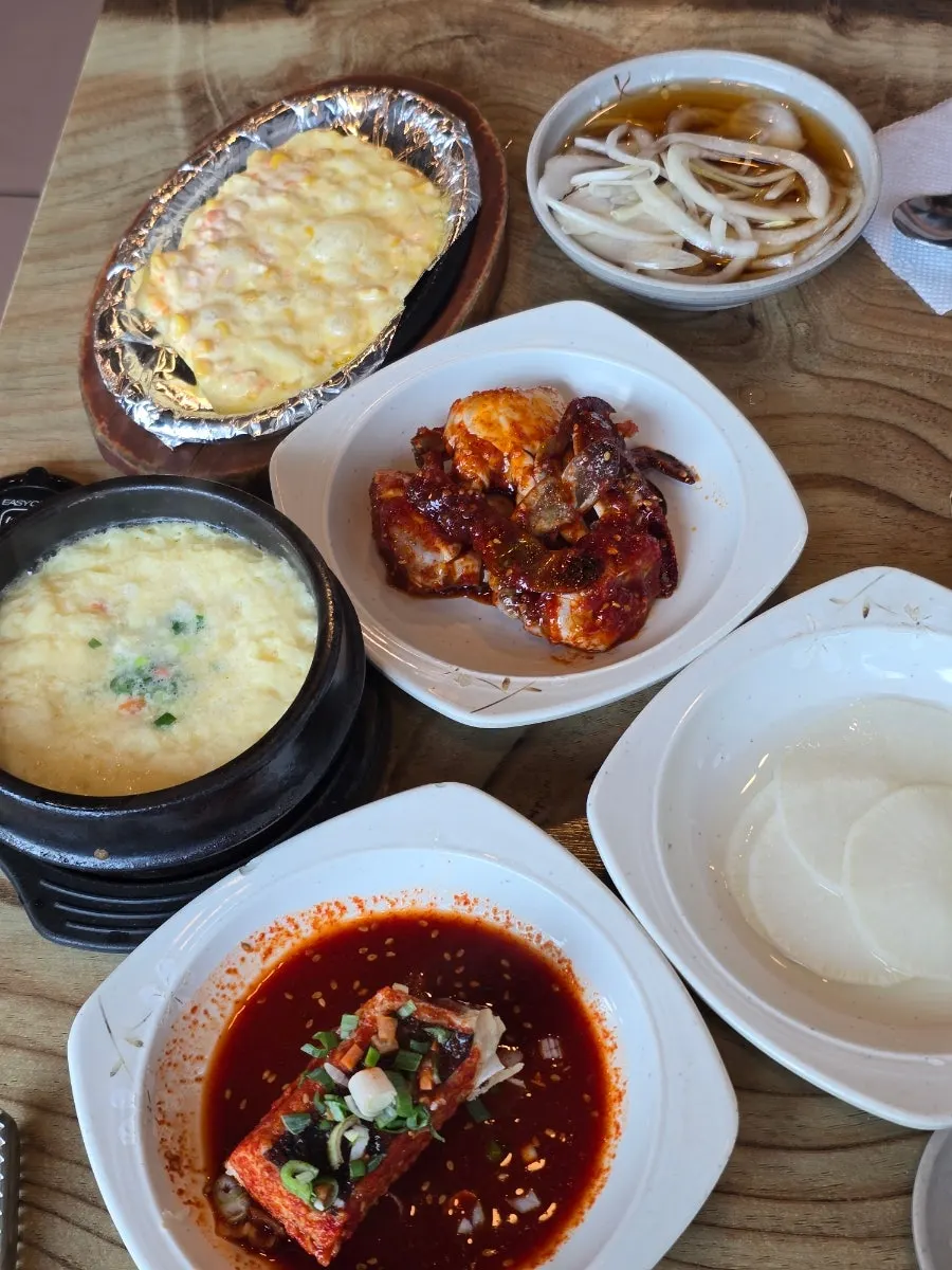 Charcoal grill set into a BBQ restaurant table