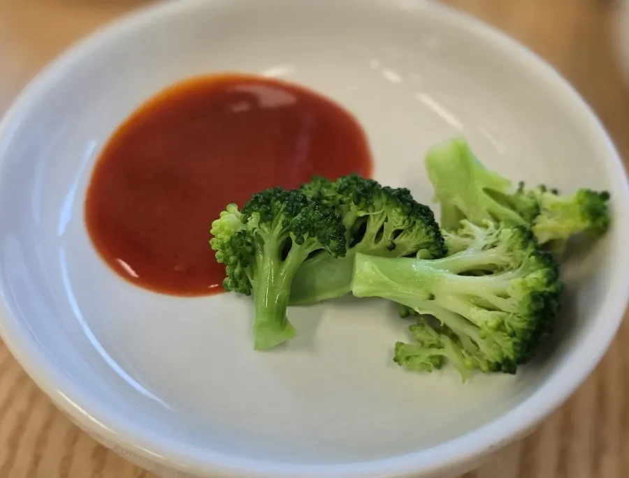 Plate of mildly seasoned side dishes