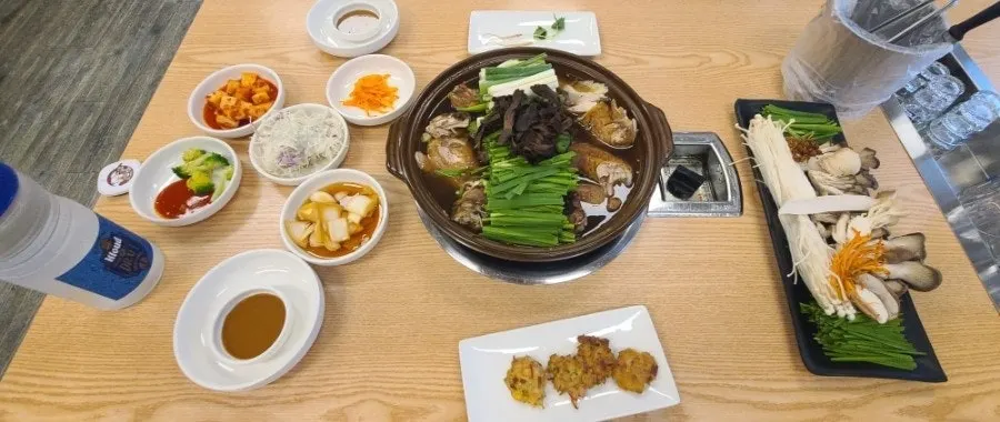 인원수에 맞춰 나온 새싹삼 두 뿌리