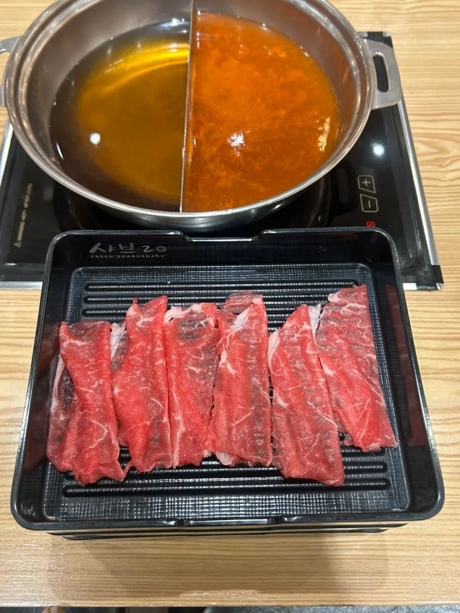 Unlimited beef and pork selection
